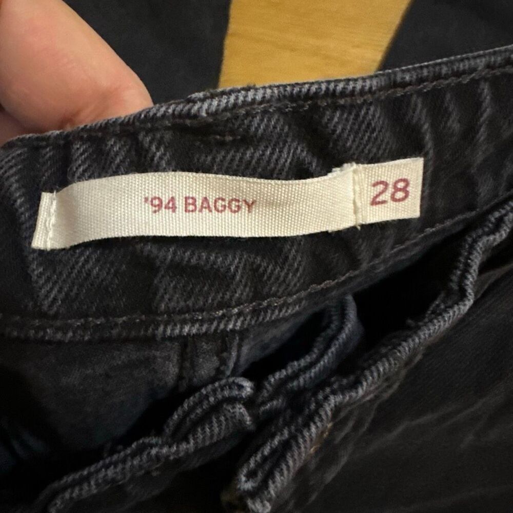 Levi’s 94’ baggy jeans black 28 - Picture 3 of 11